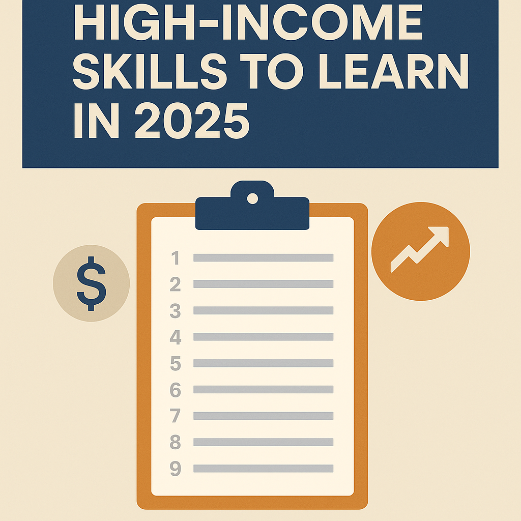 Top 10 High-Income Skills to Learn in 2025