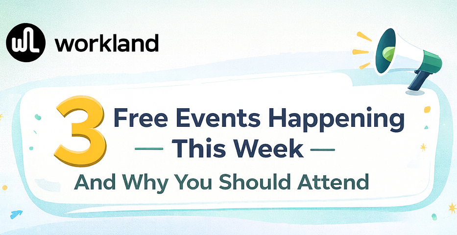 3 Free Events Happening This Week And Why You Should Attend