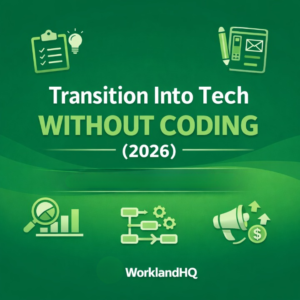 How to transition into tech without coding – the practical 2026 playbook